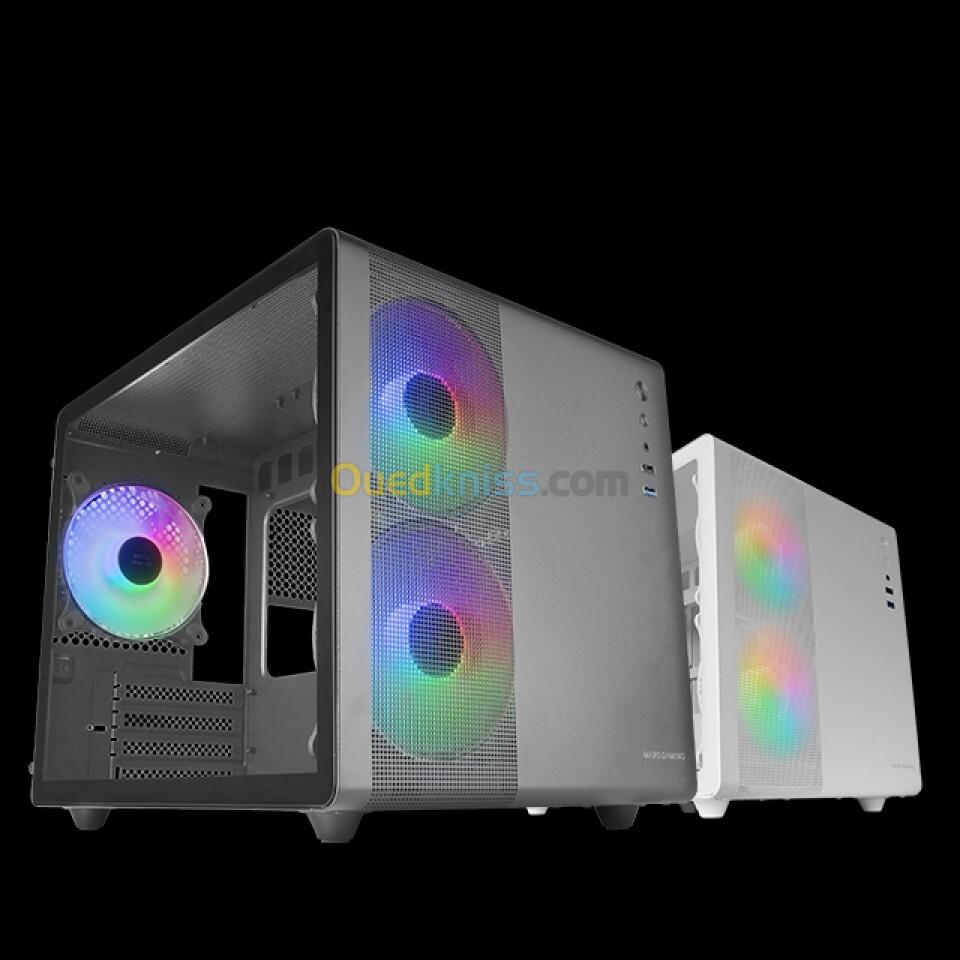 BOITIER MARS GAMING MC-400 WHITE 3FAN RGB