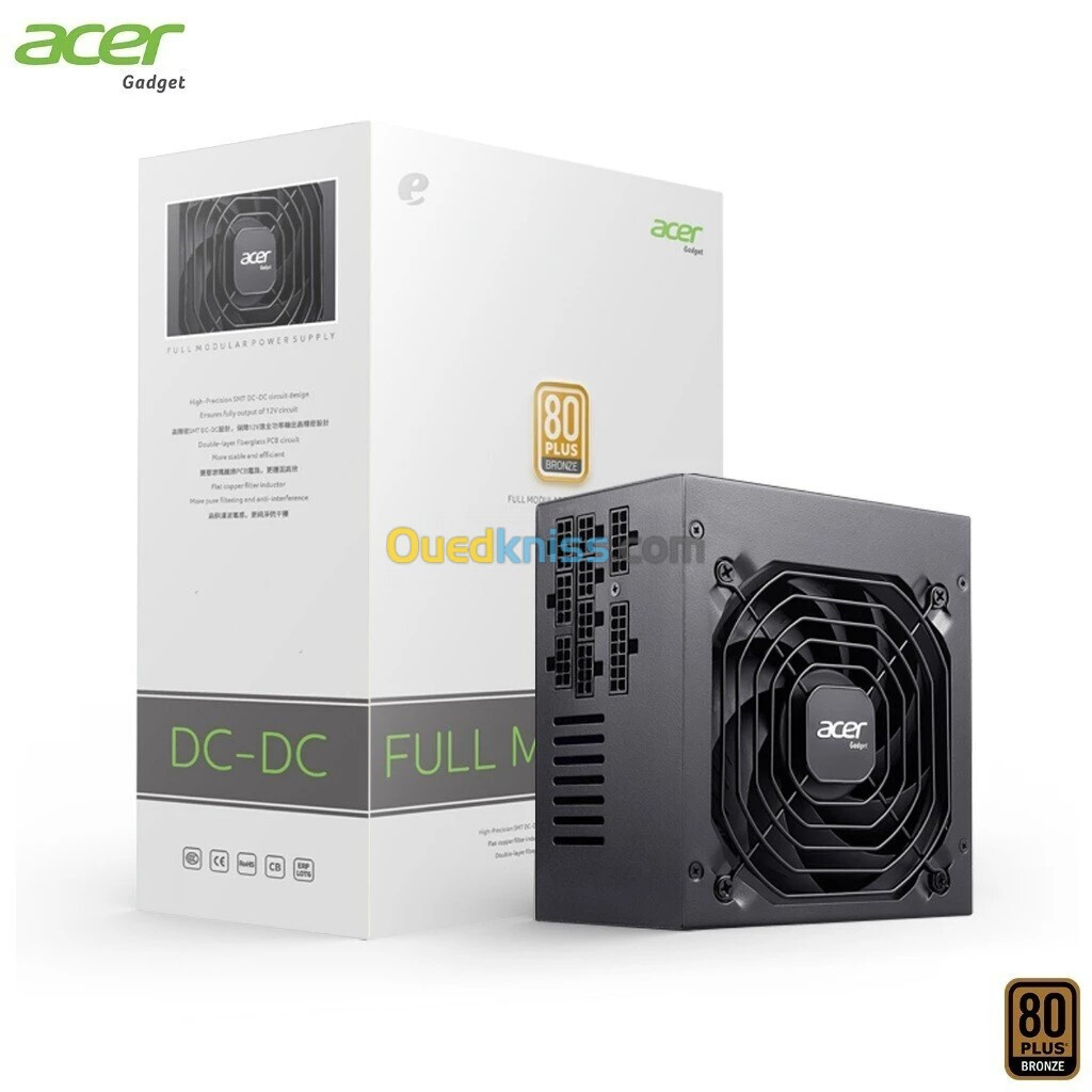 ALIMENTATION ACER 750W 80 PLUS BRONZE