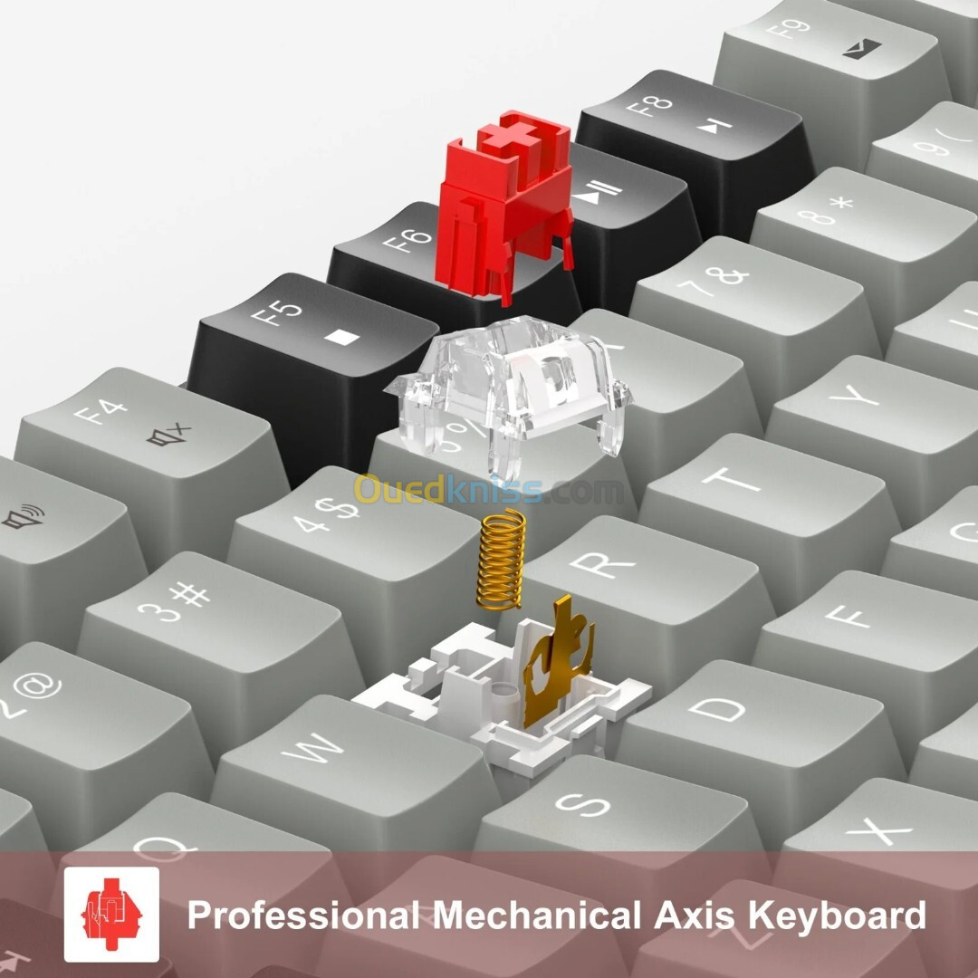 CLAVIER MAGEGEE SKY81 MECHANICAL RED SWITCH KEYBOARD RGB 