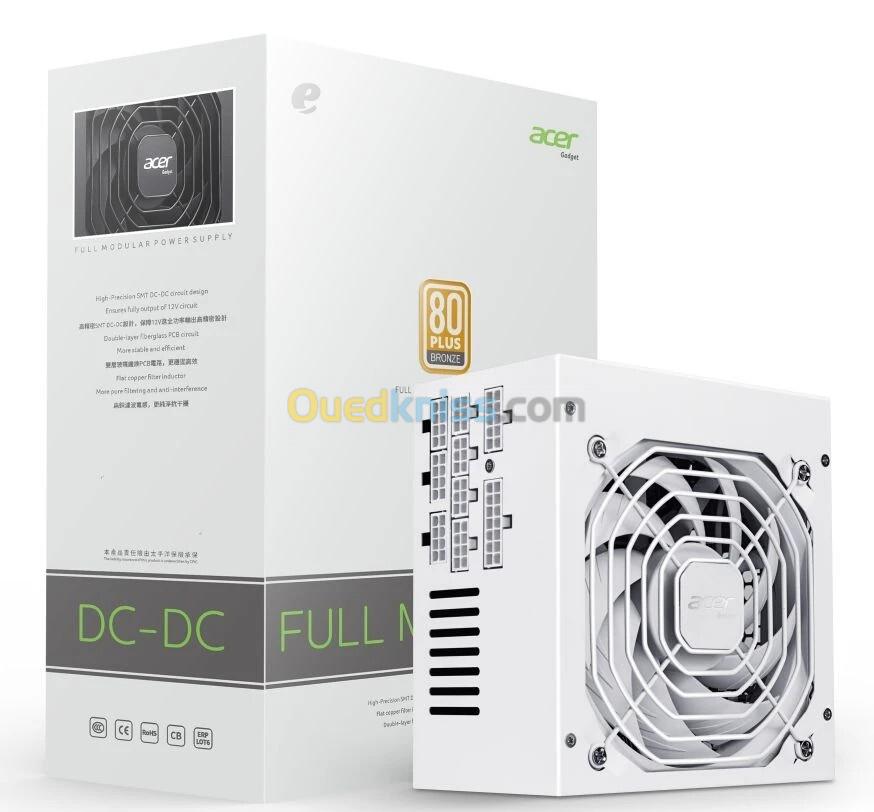 ALIMENTATION ACER FULL MODULAR 750W - 550W +80 BRONZE