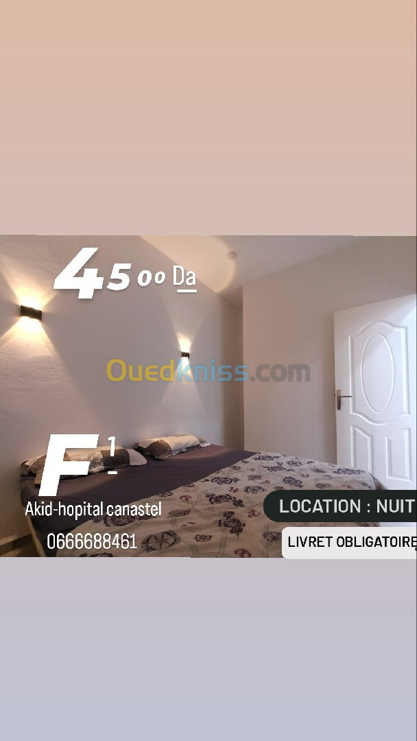 Location vacances Appartement F2 Oran Oran