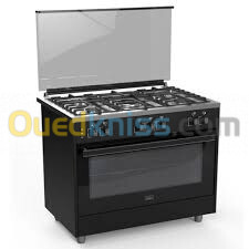 cuisinière modena 90cm noir mate 