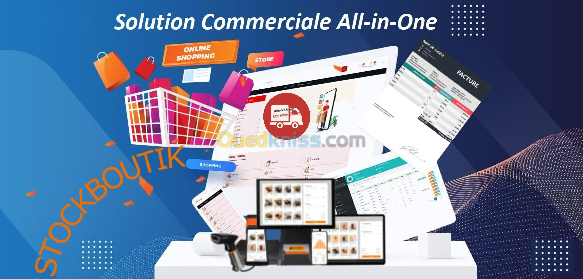 Gestion stock online + platforme ecommerce