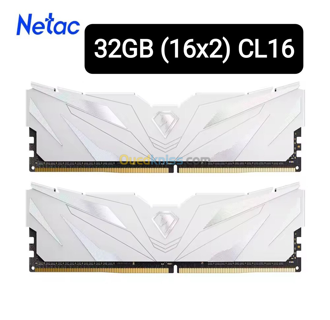 Ram NETAC 32GB (16x2) CL16 3200mhz