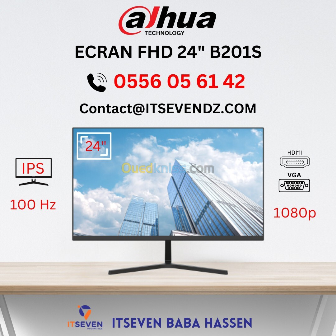 Ecran DAHUA B201S 24" IPS FHD 100HZ