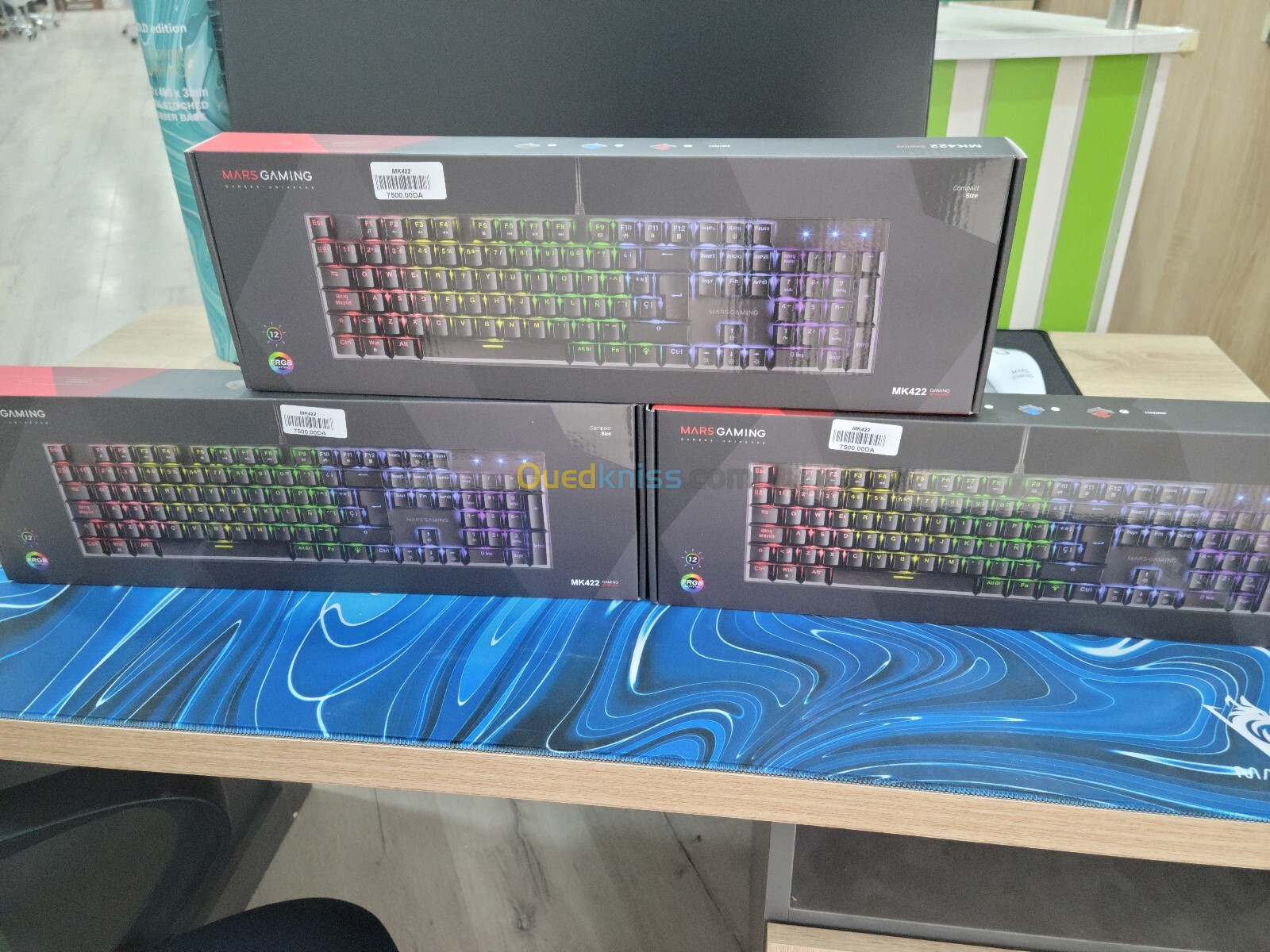 CLAVIER SOURIS TAPIS GAMING 