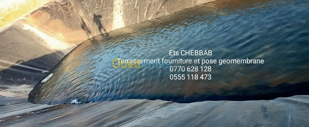 Bassin geomembrane 