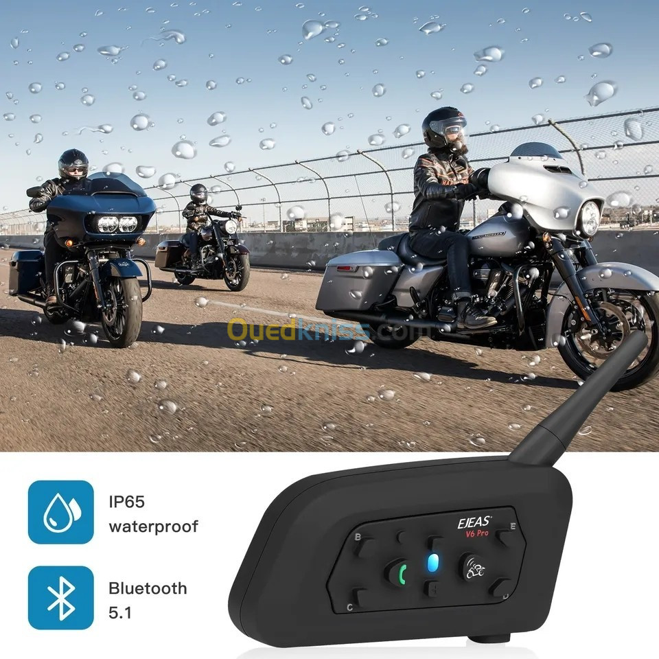 Intercom bluetooth ejeas