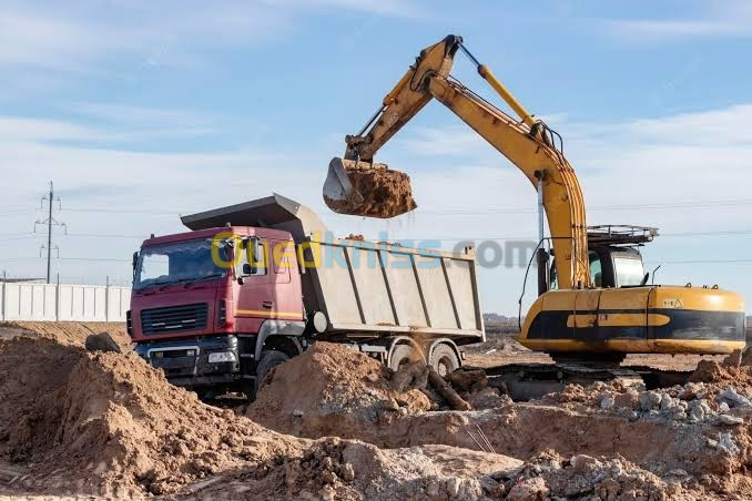 Démolition terrassement construction et travaux publics اعمال الحفر و تهديم المباني