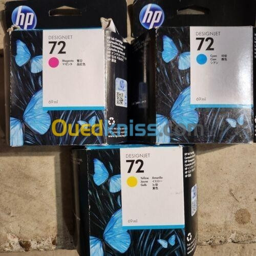 cartouches hp72 69ml et 130ml PRIX CHOC