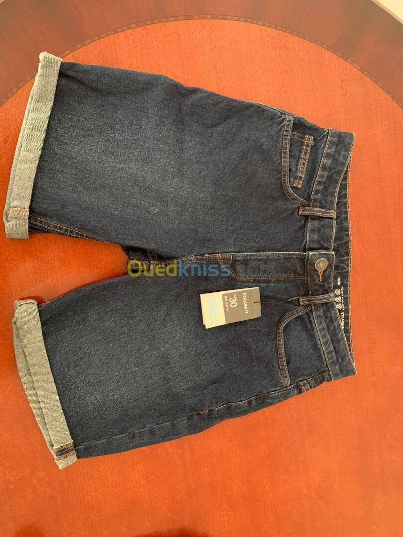 Pantacourt jeans 