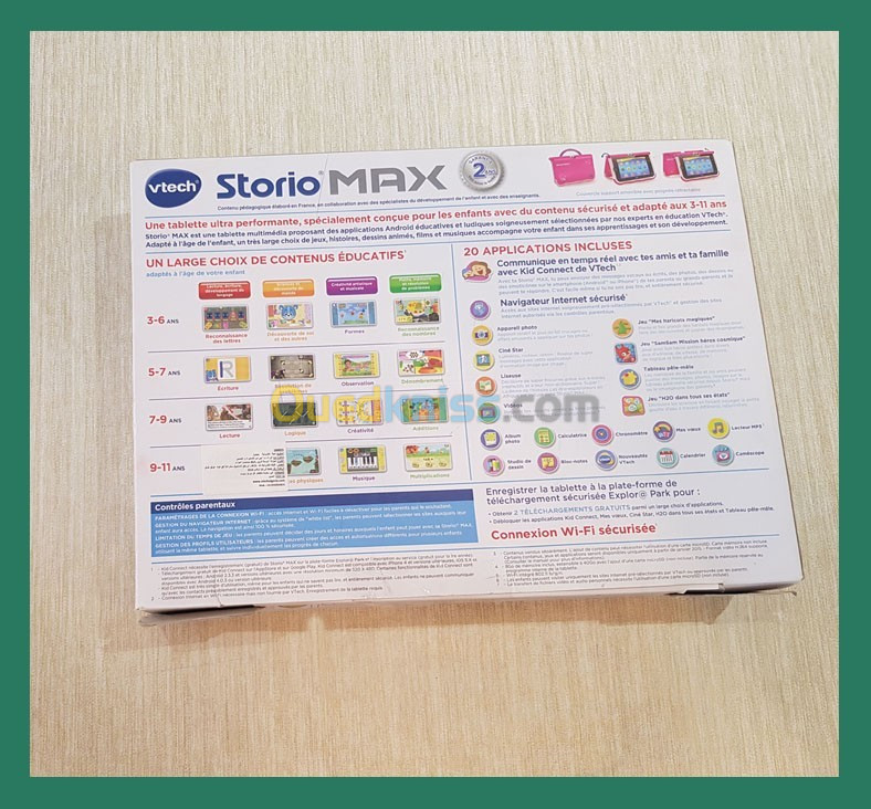 Tablette STORIO MAX XL 2.0 Rose VTECH - Alger Algérie