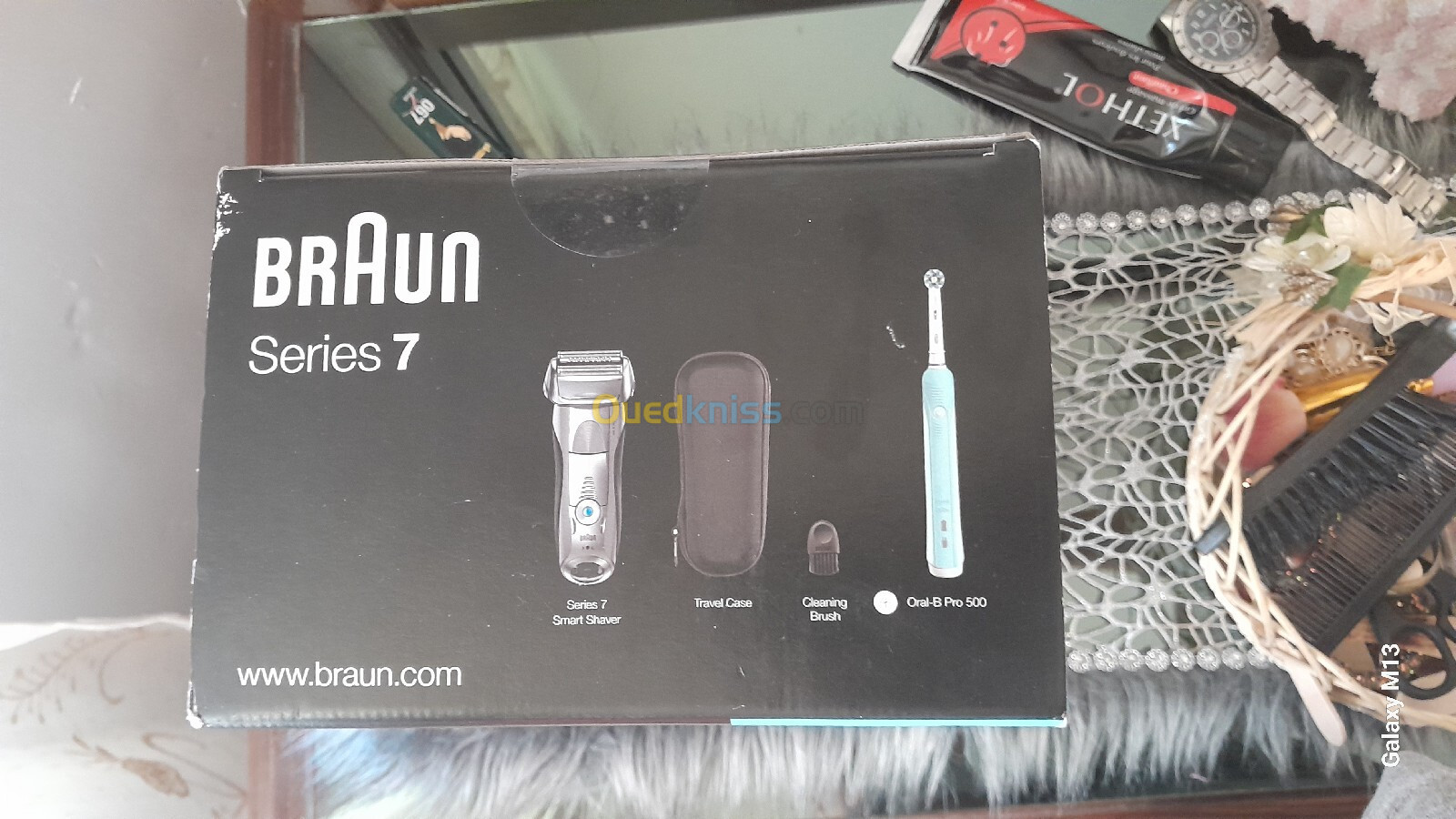 Rasoir braun series7 avec oral b 