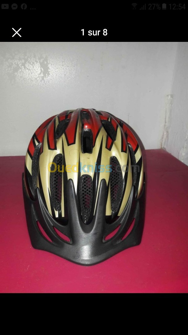 Casque velo avec lumière xs s