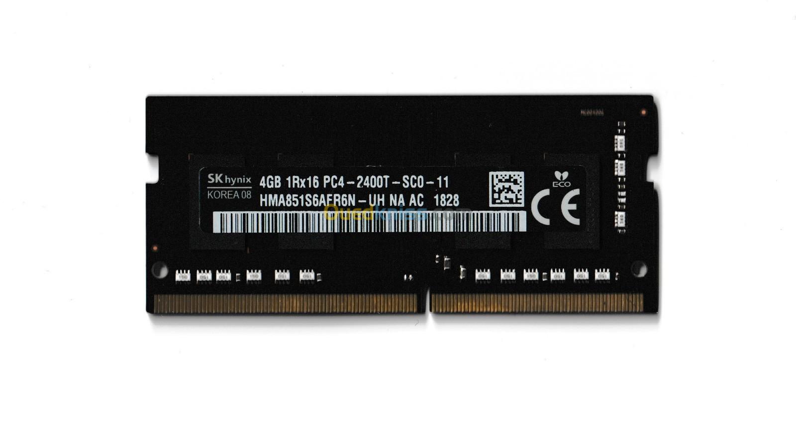 2X Ram Hynix DDR4 4GB 2400Mhz pour pc laptop