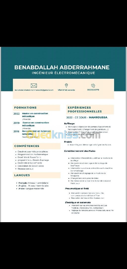 ingénieur maintenance industrielle 