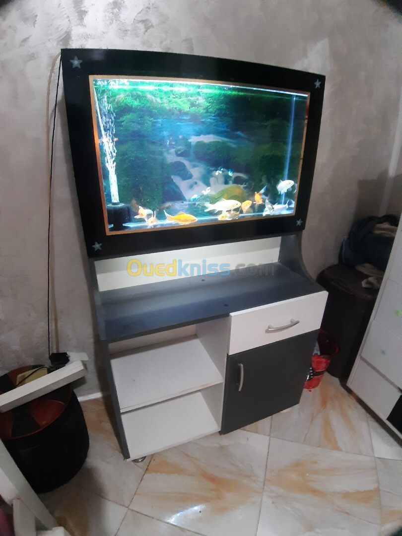 Aquarium plasma avec meuble d'origine 80cm 