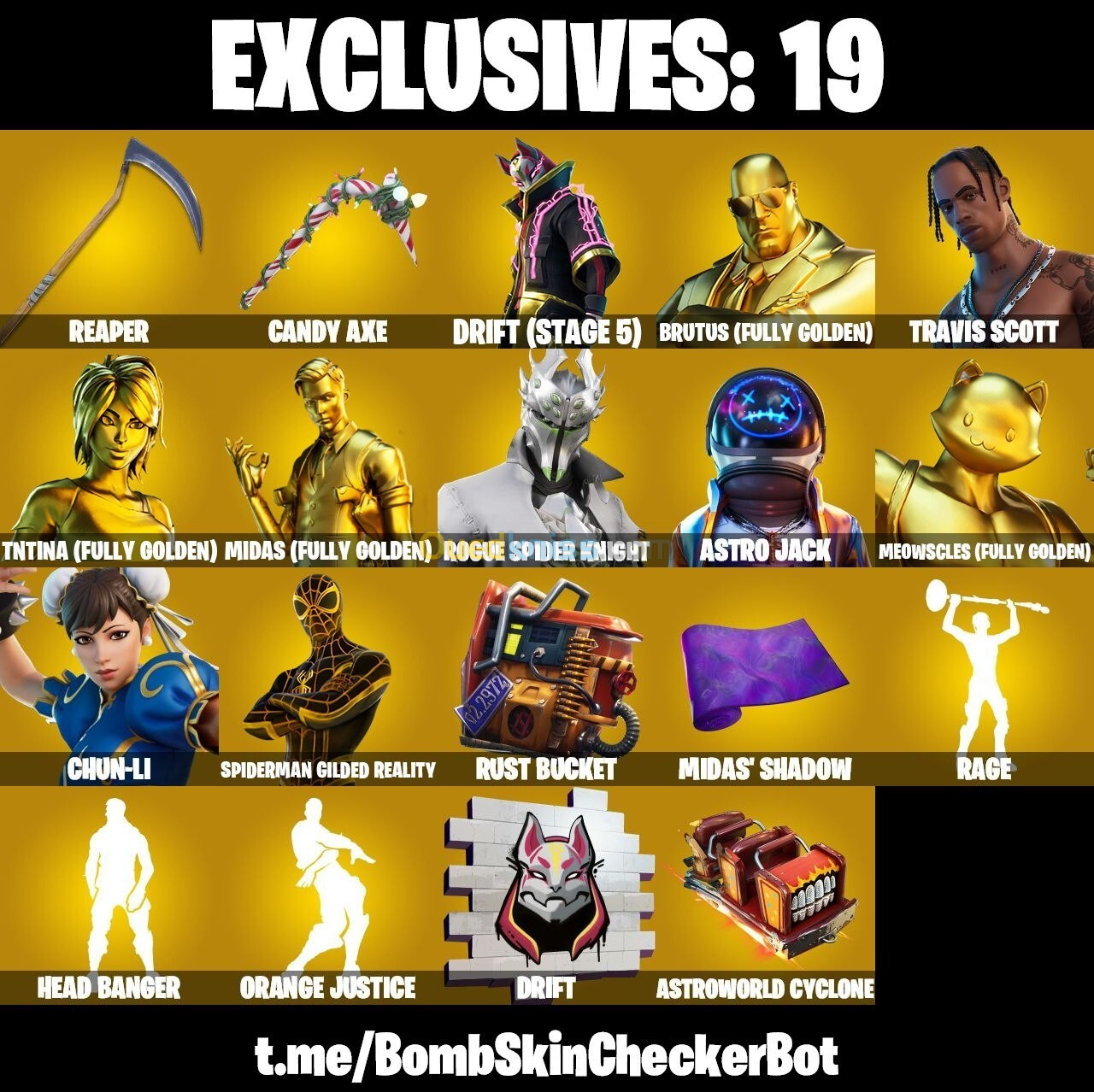 Compte fortnite Travis scott 370 skin