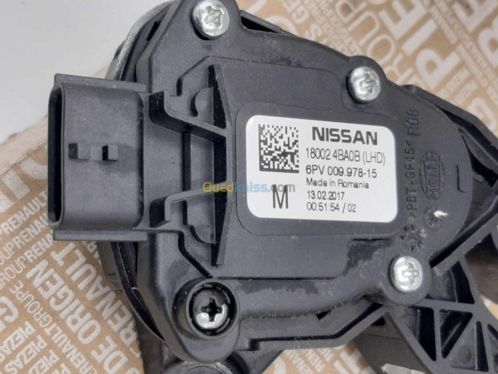  pédale d'accelerateur nissan qashqai, x-trail- renault kadjar 2013-2021 original neuf 