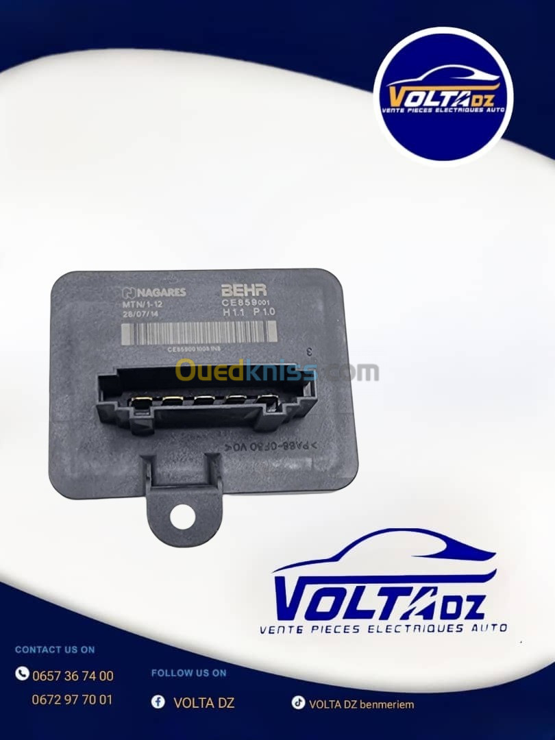 Resistance chauffage peugeot 308, citroen c4 cactus 