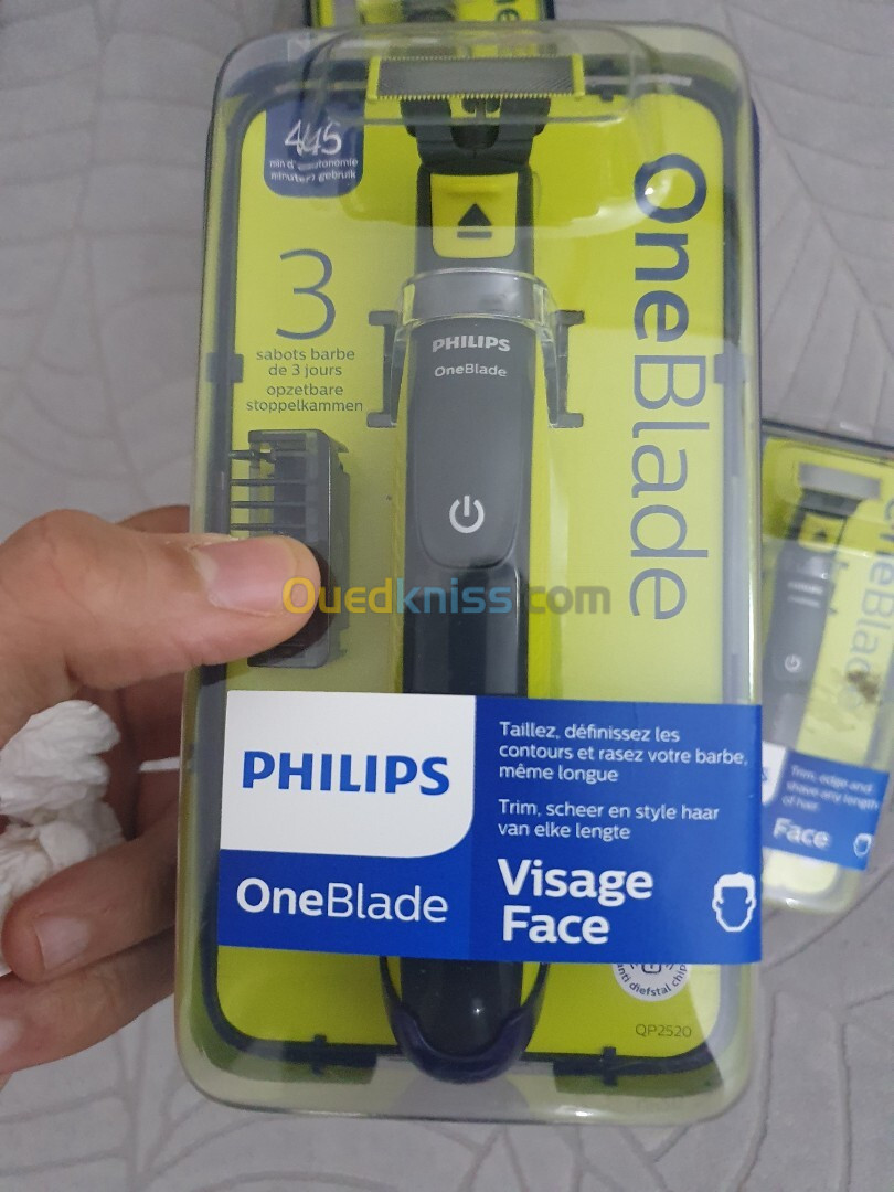 TONDEUSE PHILIPS ONEBLADE ONE BLADE ORIGINALE VENUE DE FRANCE CABA 