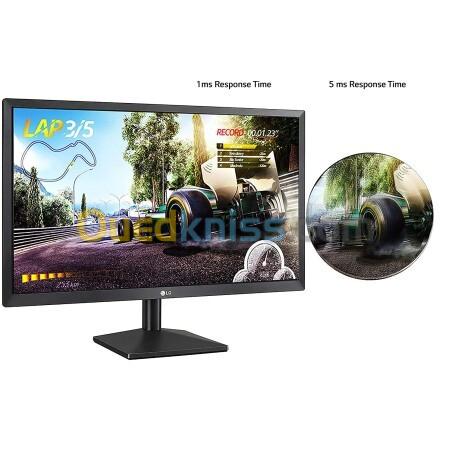 Moniteur LG 24MK430 24" (60 cm) LED IPS 16/9ème | Résolution FHD 1920x1080 75Hz HDMI/VGA/DVI