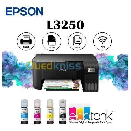 Imprimante Epson L3250 Multifonction À Réservoirs Jet D'encre Couleur Wi-Fi