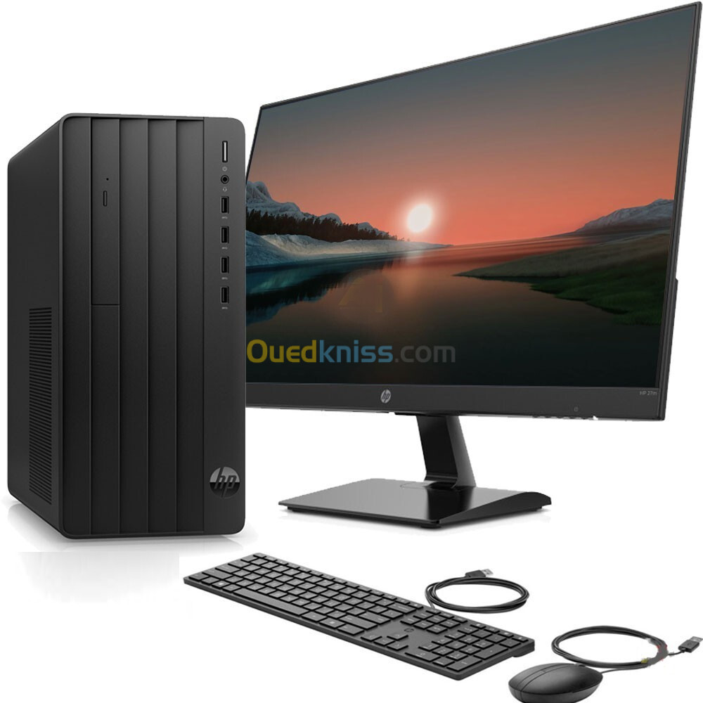 Ordinateur de bureau HP Pro Tour 290 G9 Intel Core i5-12400, 8 Go de RAM, SSD 512GB, ECRAN 24 POUCE