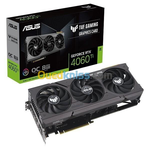 CARTE GRAPHIQUE ASUS TUF Gaming GeForce RTX 4060 Ti 8Go GDDR6