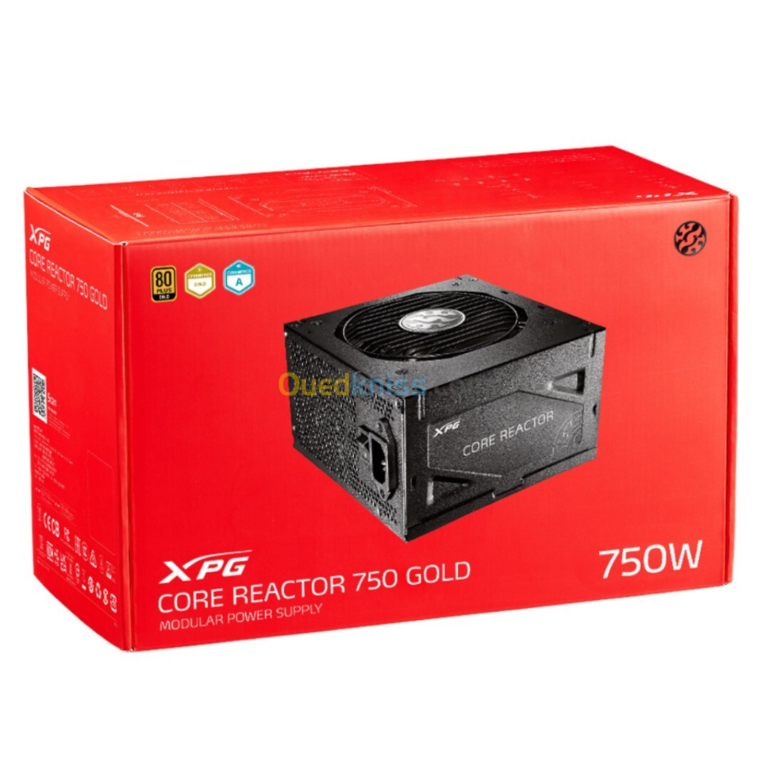 ALIMENTATION XPG CORE REACTOR 750W 80 PLUS GOLD MODULAIRE