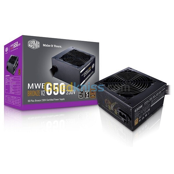 Alimentation Cooler master 650w bronze V2 80 PLUS