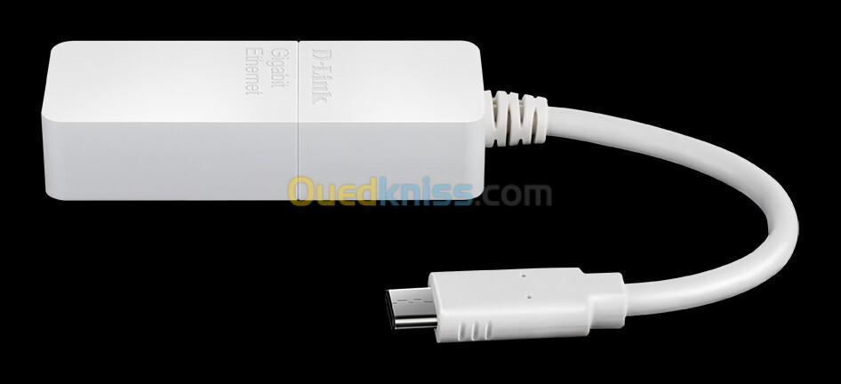 Adaptateur réseau USB-C 3.0 vers Gigabit Ethernet D-LINK DUB-E130