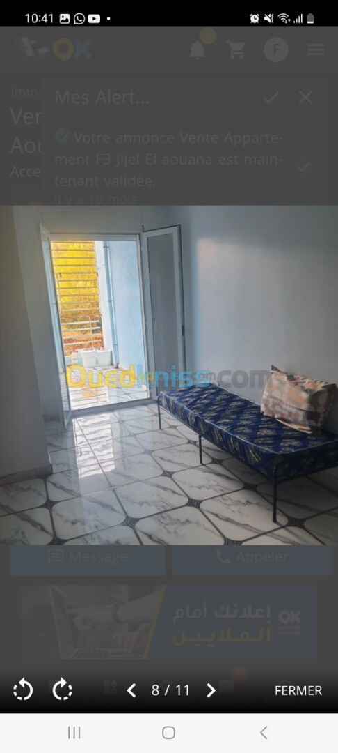 Vente Appartement F3 Jijel El aouana