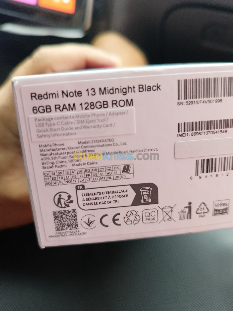 Xiaomi Redmi note 13