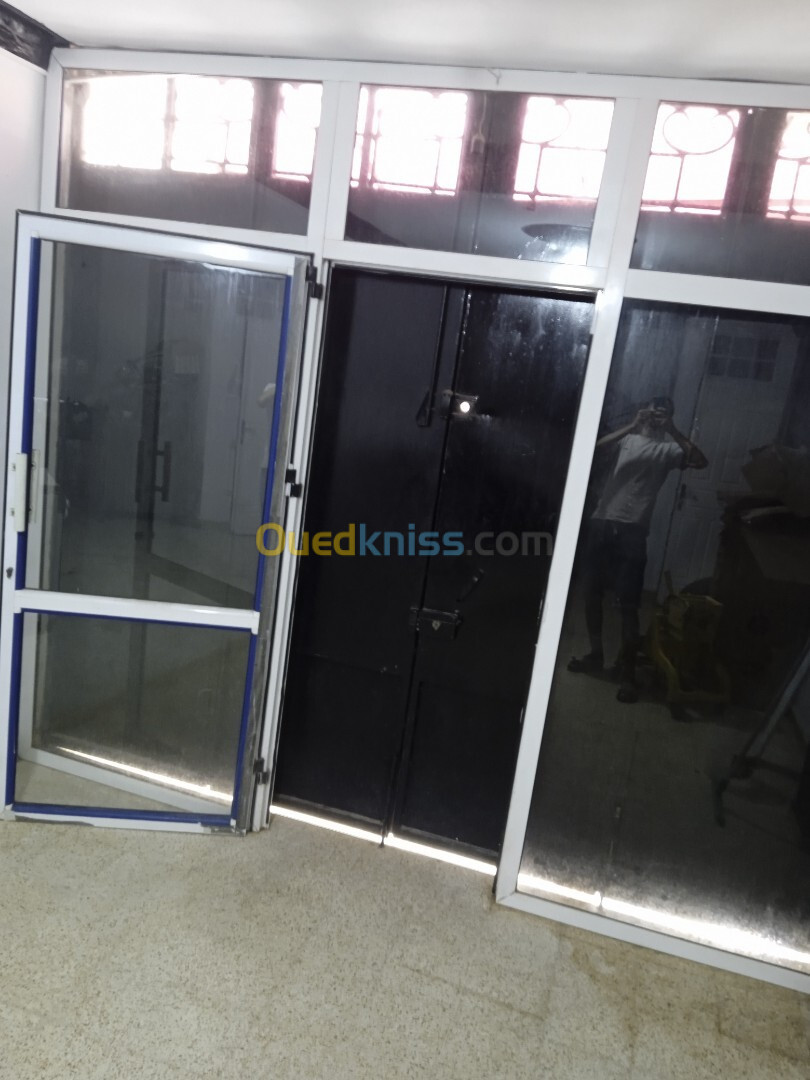 Vitrine aluminium