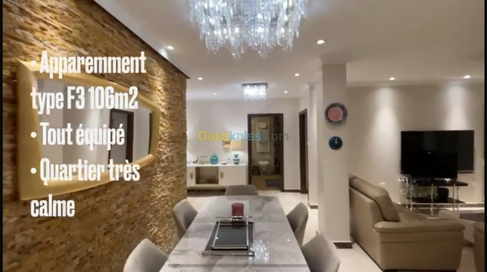 Vente Appartement F3 Oran Es senia