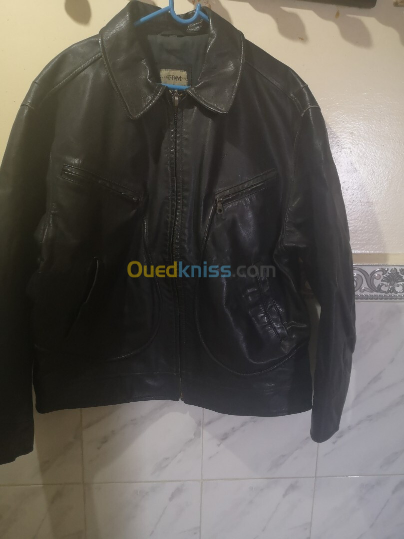 BLOUSON CUIR 