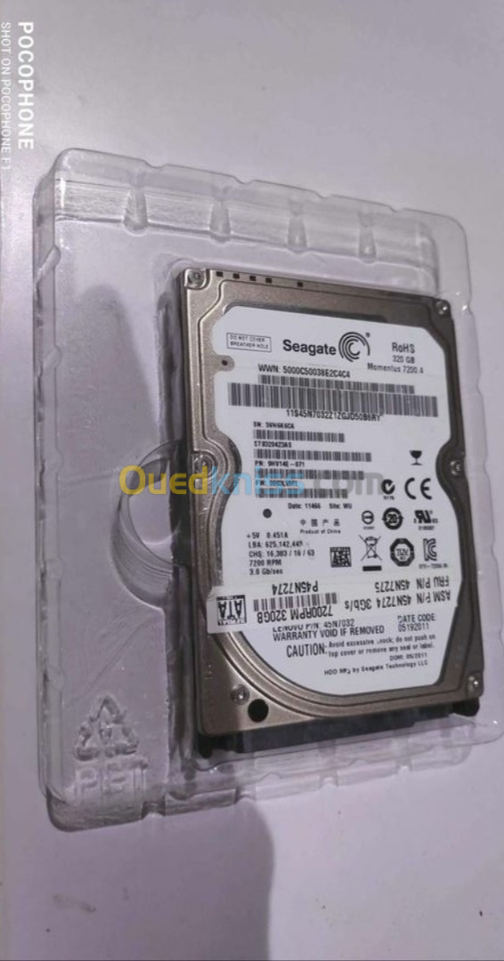 Seagate Disque dur pc portable 320 gb 720 rpm