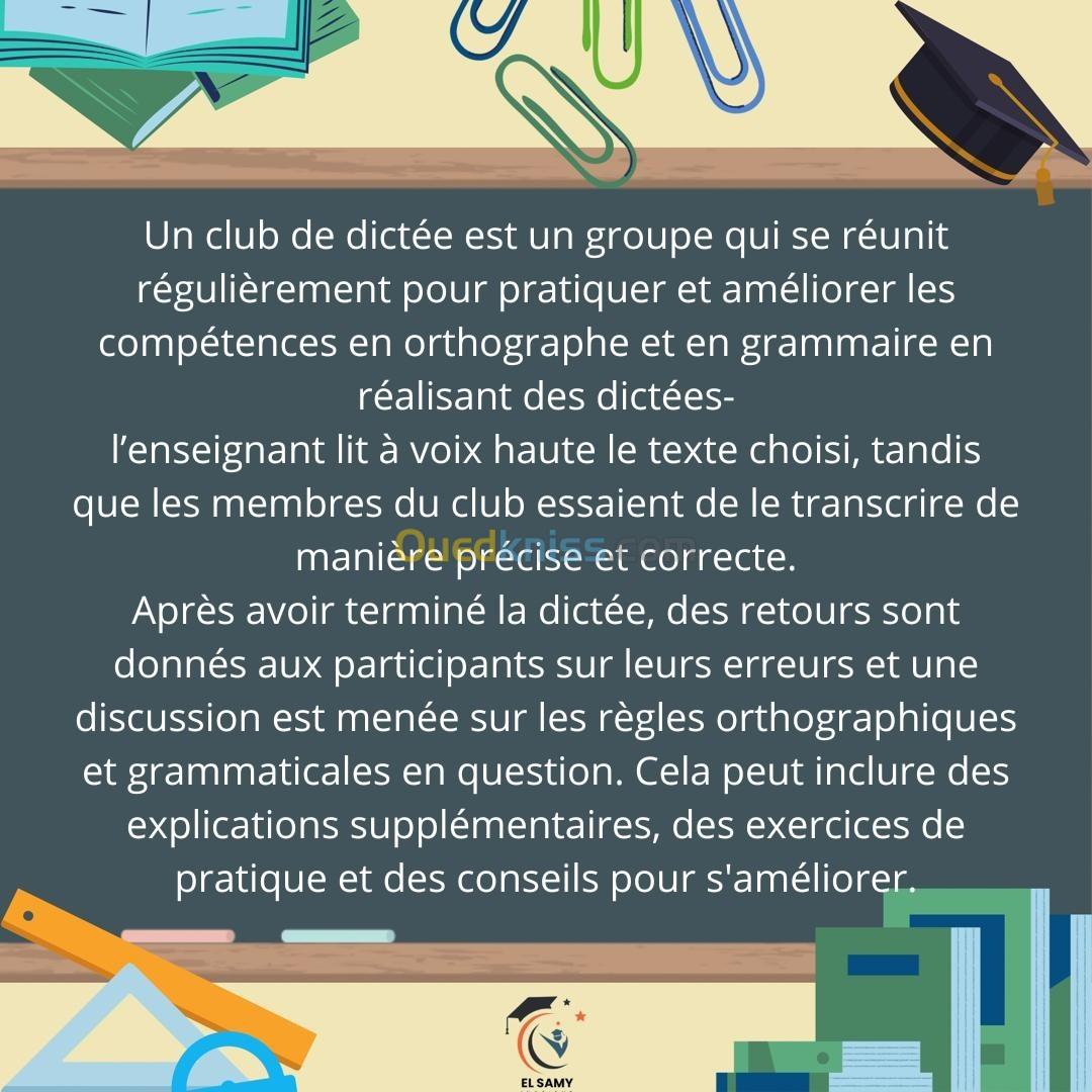 club de dictée 