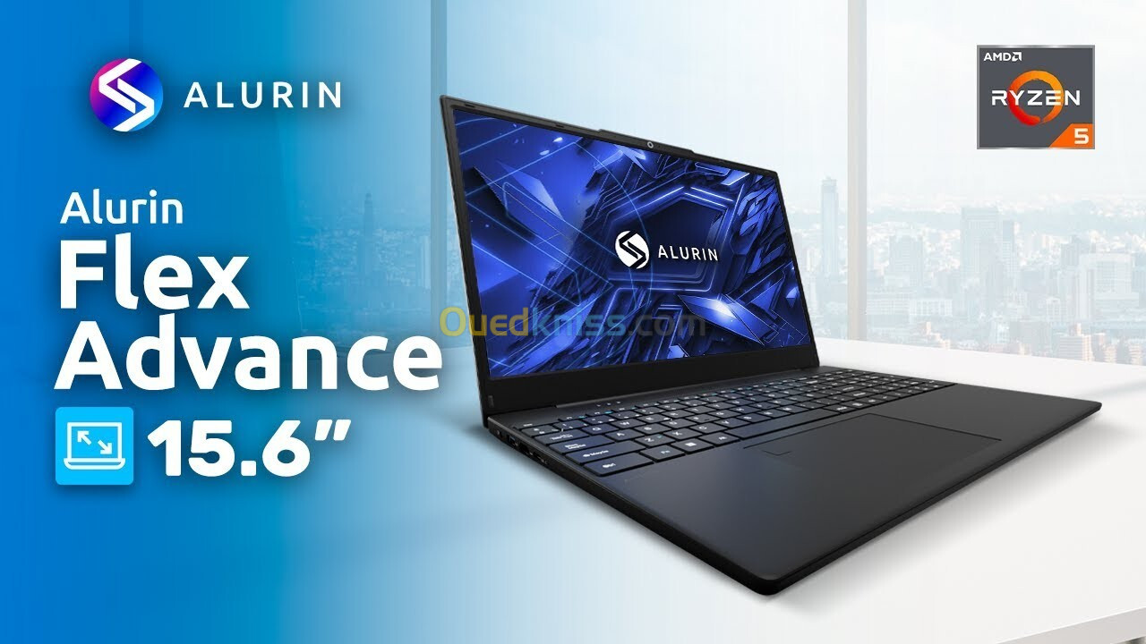 ALURIN FLEX ADVANCE, AMD Ryzen 7 5700U, 16GB, 500GB SSD, RADEON VEGA 7, NEUF SOUS EMBALLAGE