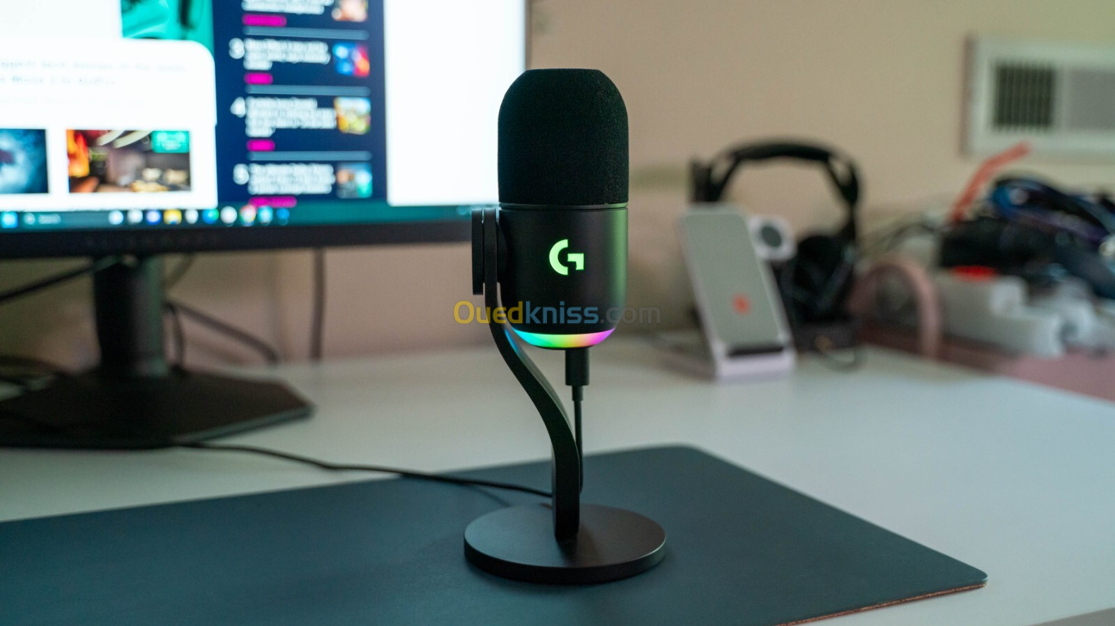 Logitech Yeti GX - Microphone gaming RVB dynamique avec LIGHTSYNC