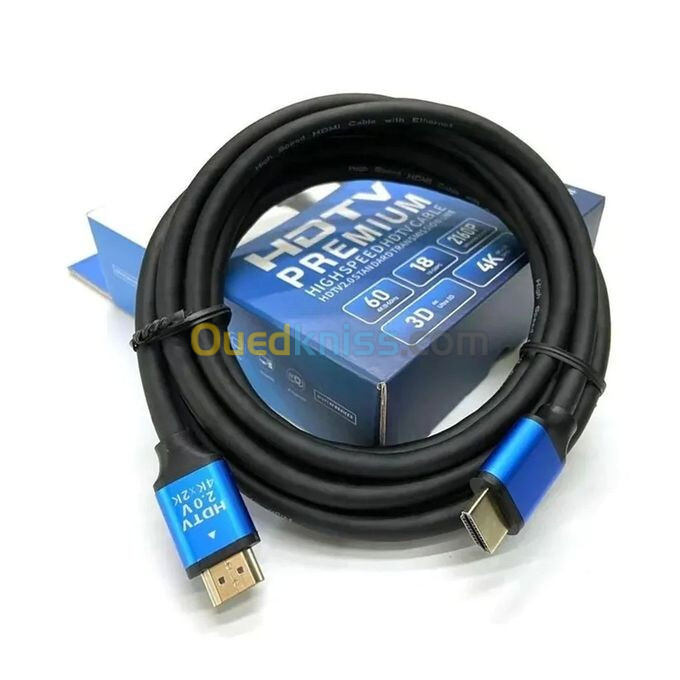 Cable HDMI V2.0 Fibre Optique 4K 