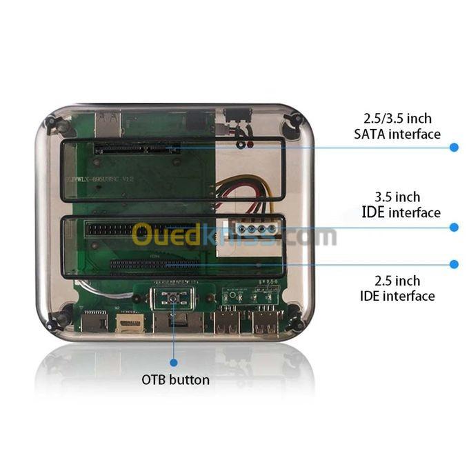 Station d'Accueille HDD SATA IDE 2.5"/3.5" USB 3.0