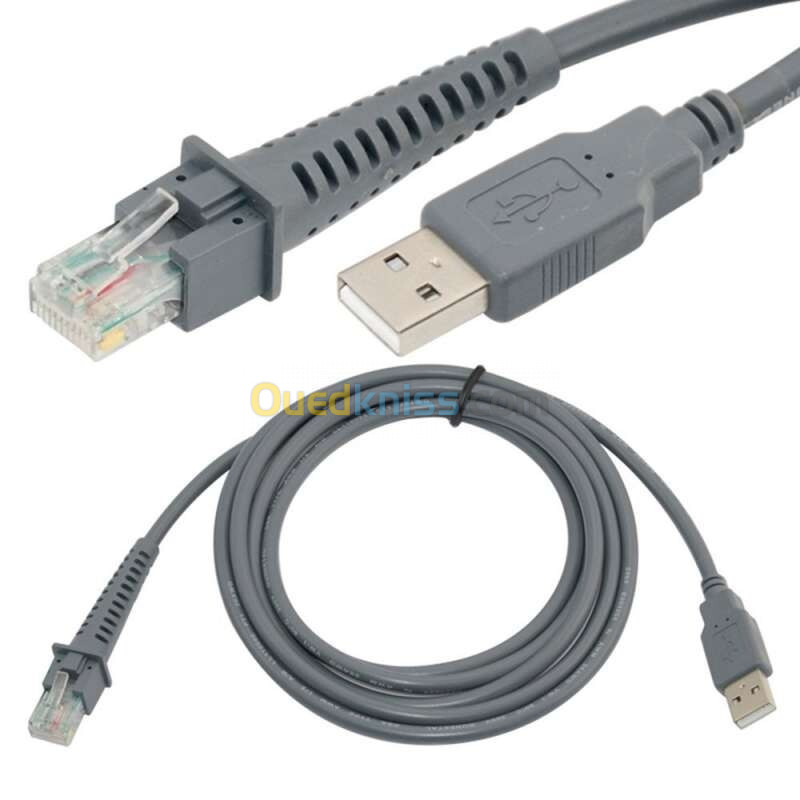 Câble USB 2.0 Type-A Mâle vers RJ45 (2 M)