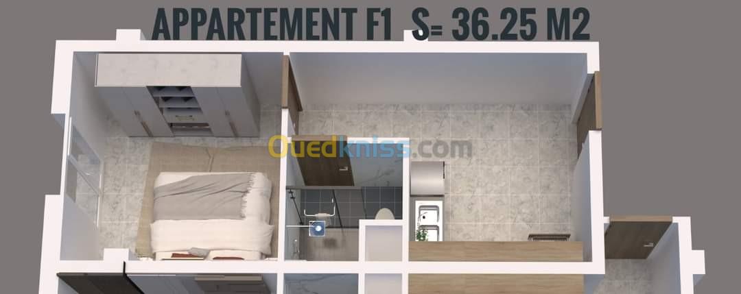 Vente Appartement F2 Jijel El aouana