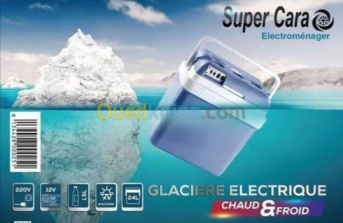 Glacière Eléctrique 12V+220V super cara