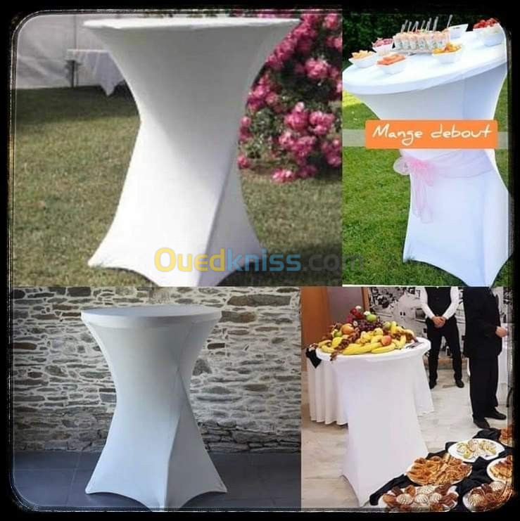 Location table et chaises et vaisselle pour tous type d'événement 