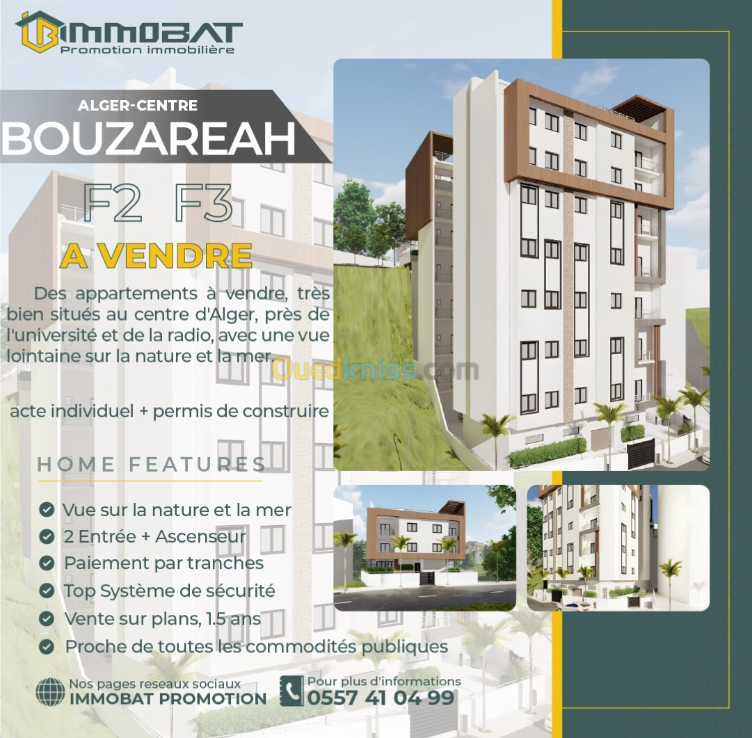 Vente Appartement Alger Bouzareah