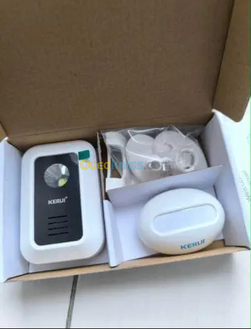 جرس باب المدخل مع مستشعر حركة بالأشعة تحت الحمراء ومشغل صوت  KERUI M7 Welcome Motion Sensor Security