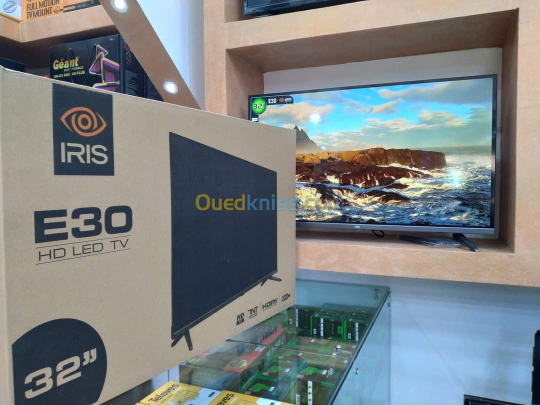 تلفزيون ايريس 32 بوصة E30 تلفزيون 32 بوصة تلفزيون ايريس 32 بوصة LED HD 720p E30 ضمان لمدة عامين